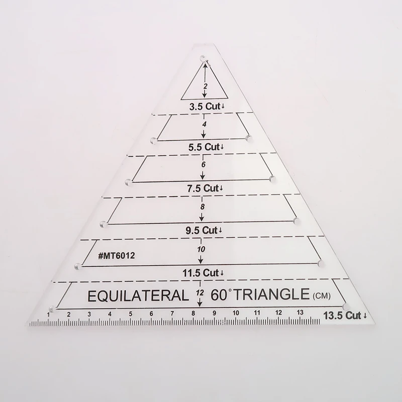 Thick Transparent Ruler Quilting Sewing Patchwork Craft Scale Ruler