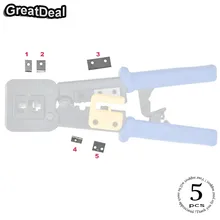 Cortador de Hoja RJ11 RJ45 arrugador que prensa Pelacables línea presionando alicates pinzas clamp HY1536