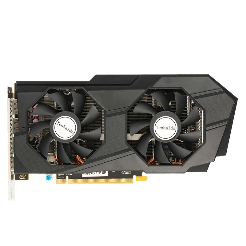 New Radeon RX 570 Graphic Cards 4G GDDR5 256Bit HDMI DVI DP PCI-X16 Express 3 Dual Silent Temperature Control Fans Gaming Cards