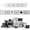 Rdxone-tira de alimentación Wifi inteligente, enchufe con 4 puertos USB, Control por voz, funciona con Alexa's , Google Home, temporizador ► Foto 3/6
