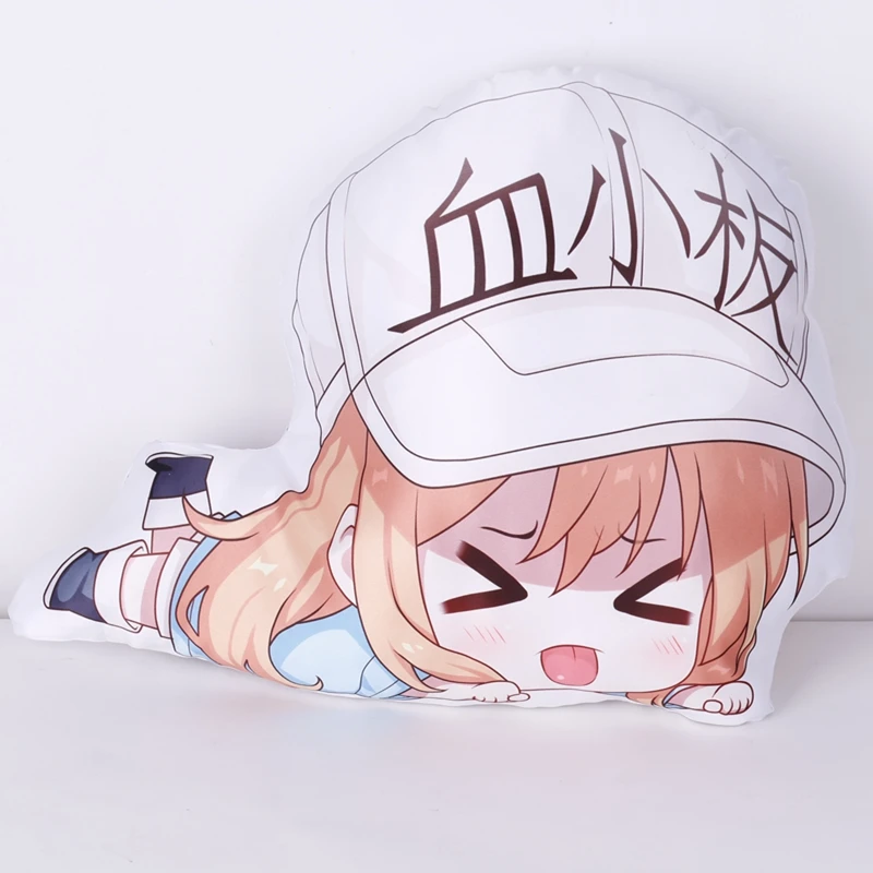 Cells At Work Hataraku Platelet Plush Toy Foam Stuffed Pillow
