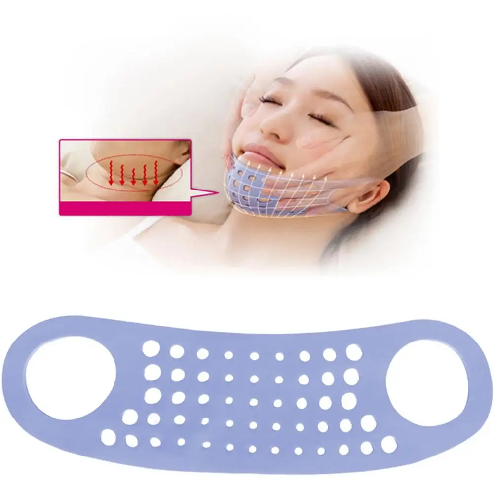 

Hot 1pcs Face Slimming Mask Anti-Wrinkle Face Lifting Firming Mask Cheek Chin V-Line Slimming Band Patch Face Lift Tools