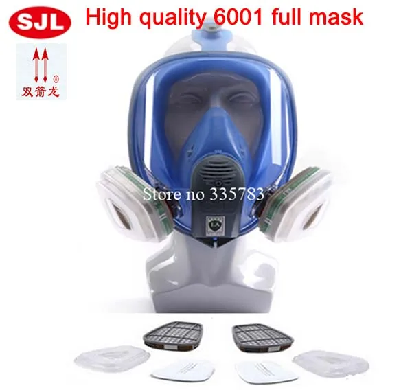 

Fully Sealed Gas Mask Fully Enclosed Anti Gas Dust Paint Chemical Respirator Efficient Filtration Of Toxic Gases Gas Mask6001