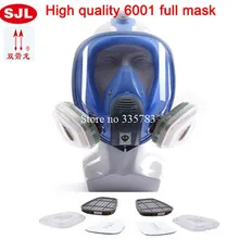 Полностью герметичная противогаз полностью закрытый анти Газ Пыль Краска химический респиратор эффективная фильтрация токсичных газов газовая маска k6001