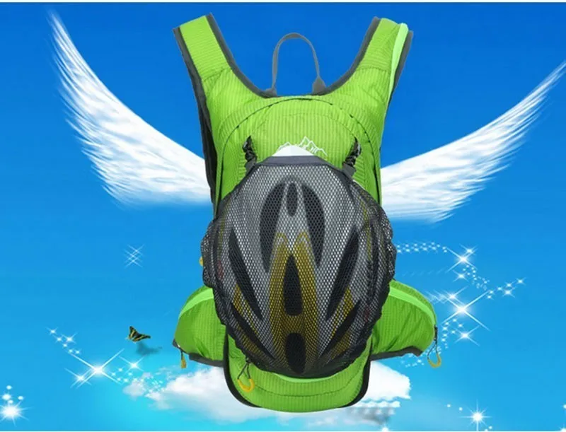 Flash Deal Waterproof MTB Bike Hydration Breathable 15L Backpack+2L Water Bags Large Capacity Bicycle Bags Cycling Knapsack Travel Packsack 14