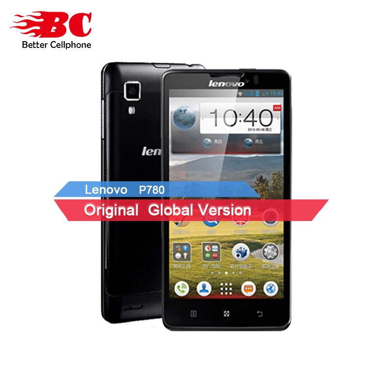 Новый оригинальный Lenovo P780 телефон MTK6589 4 ядра 1.2 ГГц Android 4.4 5 ''керна Gorilla II Стекло