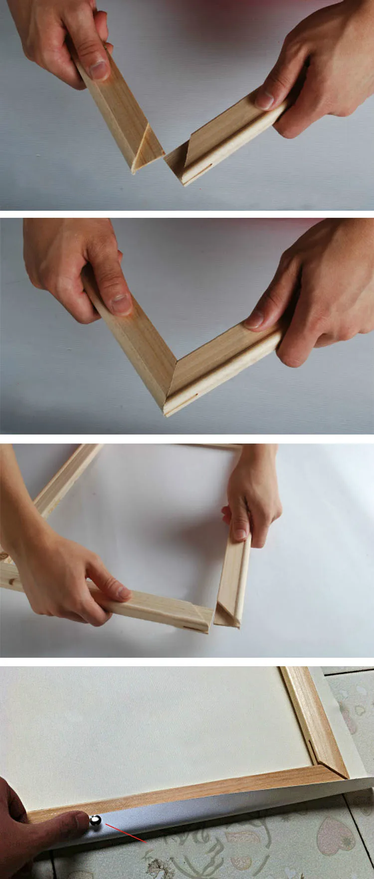Combined wooden frame 4