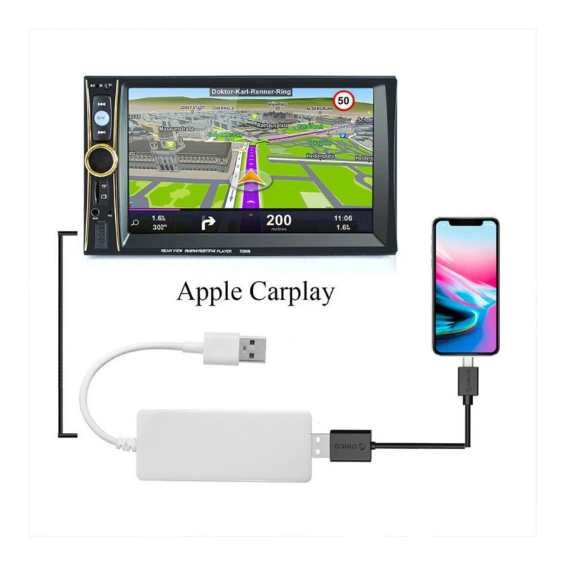 Авто стерео USB Smart Link автомобильный игровой ключ для Android IOS навигационный плеер мини USB Carplay Stick с Android