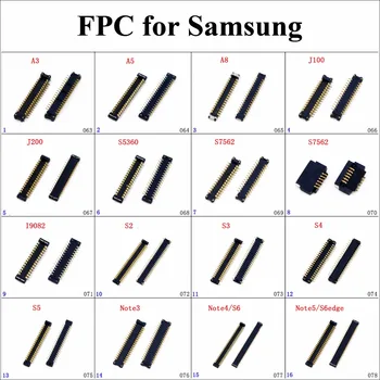 

ChengHaoRan 1pc LCD Display FPC Connector For Samsung NOTE5 S6 Edge Note4 Note3 S5 S4 S5 S2 I9082 S7562 S5360 j200 j100 A8 A5 A3