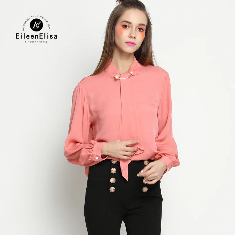 Summer Blouses For Women Runway Blouse Ladies Long Sleeve