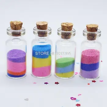 

HOT SALE!! 24pcs 2ml Vials Clear Glass Bottles with Corks Empty Sample Jars Small for room decor, wedding