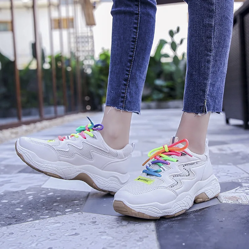 Повседневная обувь женские кроссовки на платформе zapatos de mujer Брендовая chaussures femme