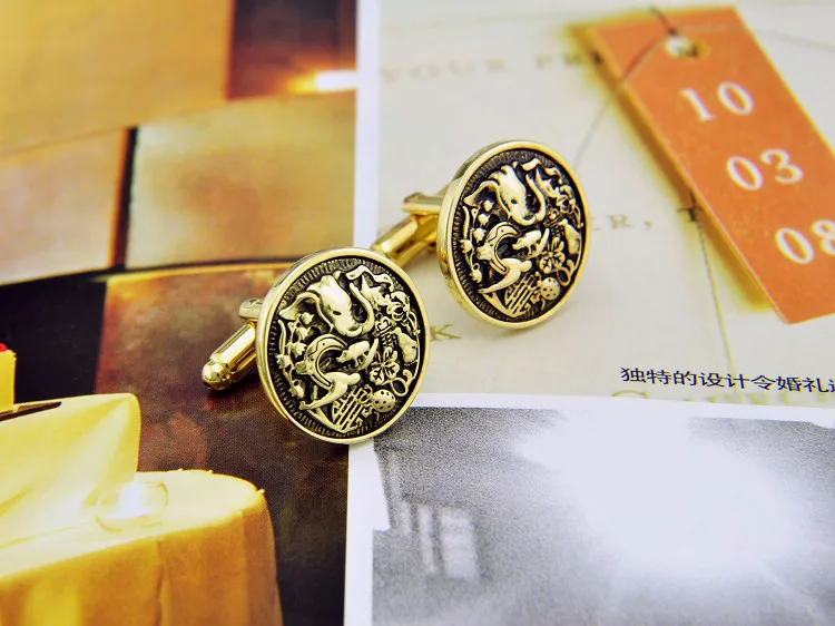 Спарта Тотем позолоченные запонки мужские + Бесплатная Доставка!|cufflinks boat|cufflink