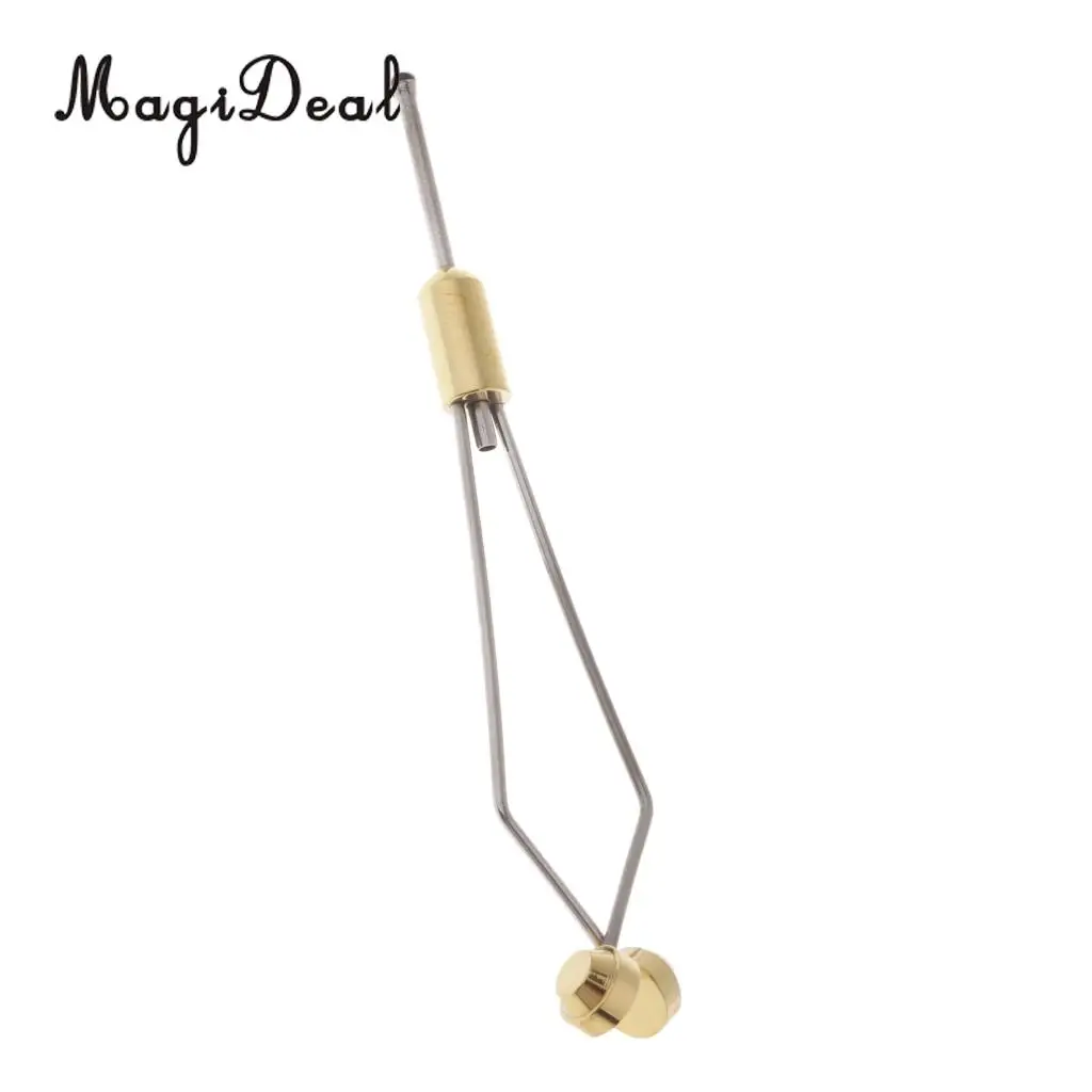 MagiDeal Fly Tying Stainless Steel and Brass Bobbin Holder Fly tying Tools Materials for smooth spool rotation