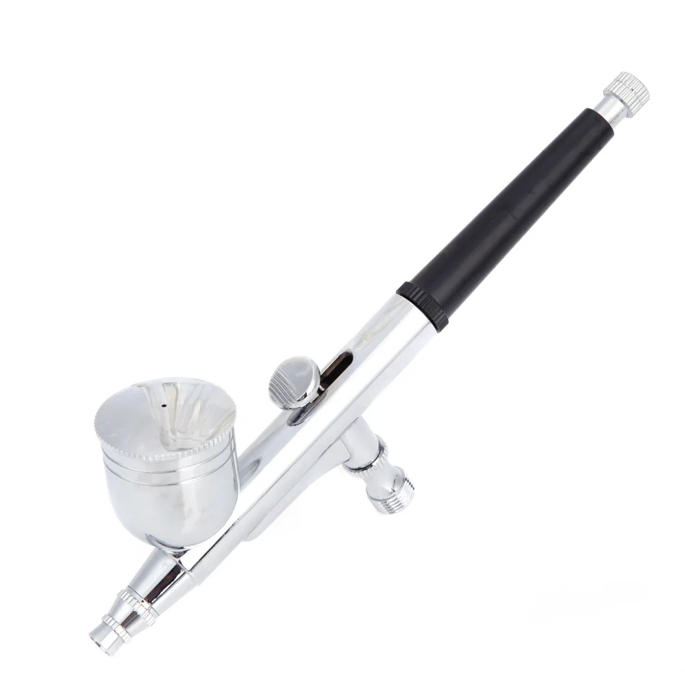 Beste Koop Airbrush Kit 0.3mm Gravity Feed Dual Action Spuitpistool Air