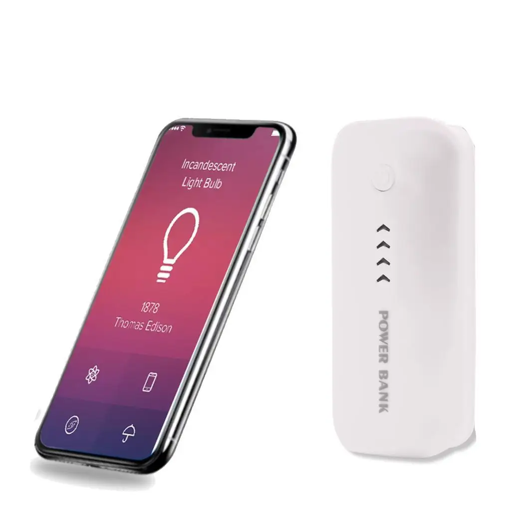 

5600mAh Portable Power Bank With LED Light Smartphone General Mobile Power Mini External Battery For iPhone Xiaomi Samsung