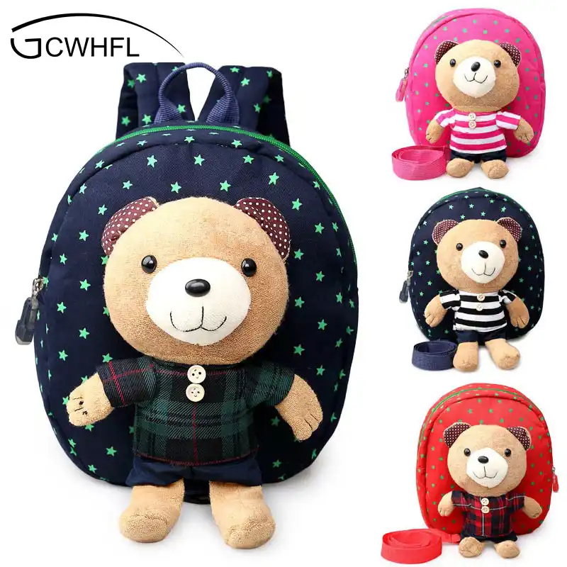 Ladybug Kids Animal Backpacks Cute Toddler Backpack Plush Zoo Series Cartoon Mini Casual Daypack for Baby Girls Boys