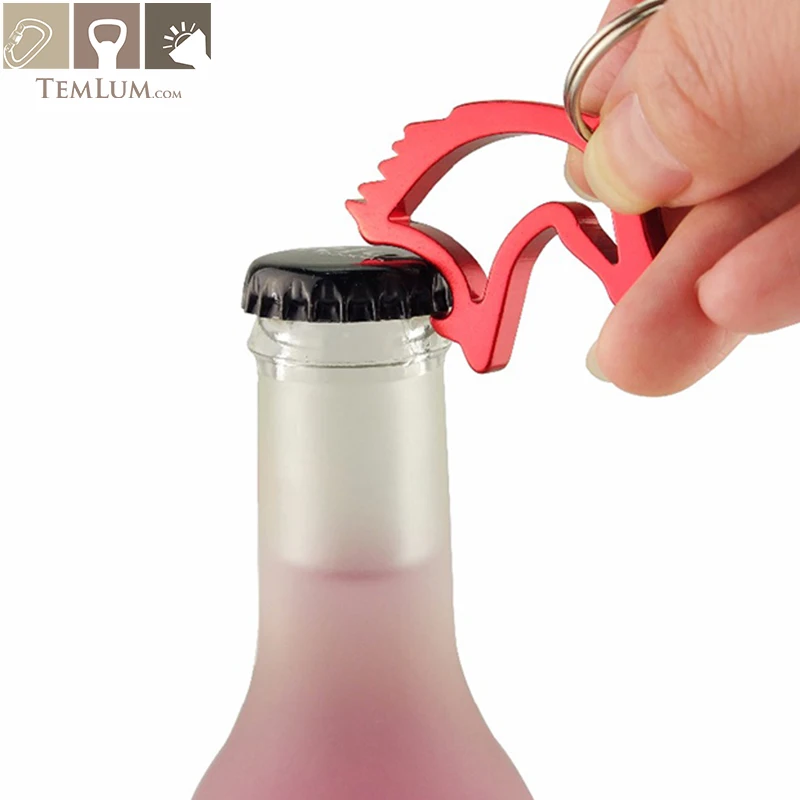 

TEMLUM Beer Bottle Opener Aluminum Alloy Openers Keychains Kitchen Tool Can Personalized Wedding Gift