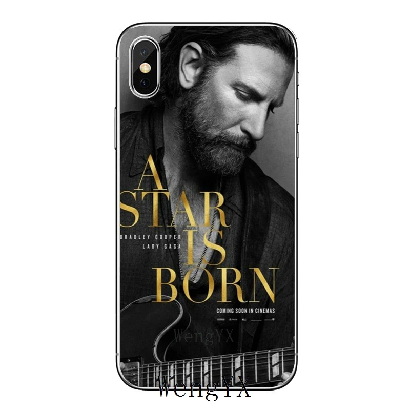 Звезда Born Lady Gaga тонкий, из ТПУ, мягкий чехол для телефона для Apple IPhone X XR XS Max 8 7 6s 6 plus SE 5s 5c 5 4s 4