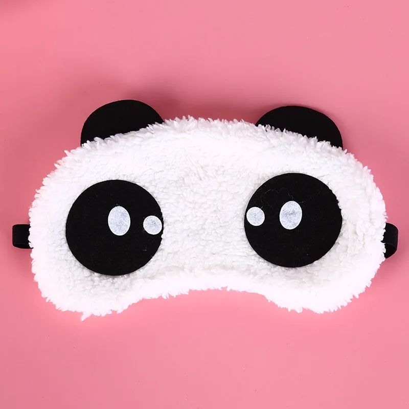 1 шт., черная маска, повязка на глаза для сна, мультяшная панда, расслабляющая лед или горячий компресс, маска для век, маска для сна - Цвет: PR