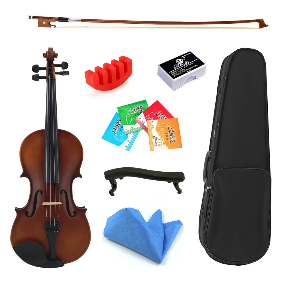New Tongling Beginner Violin 1/8 1/4 1/2 3/4 4/4 Studentenvioline