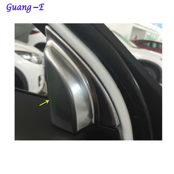 

High quality stick ABS chrome Car frame inner A column Audio Pillar Cover lamp trim 2pcs for Mazda CX-5 CX5 2013 2014 2015 2016