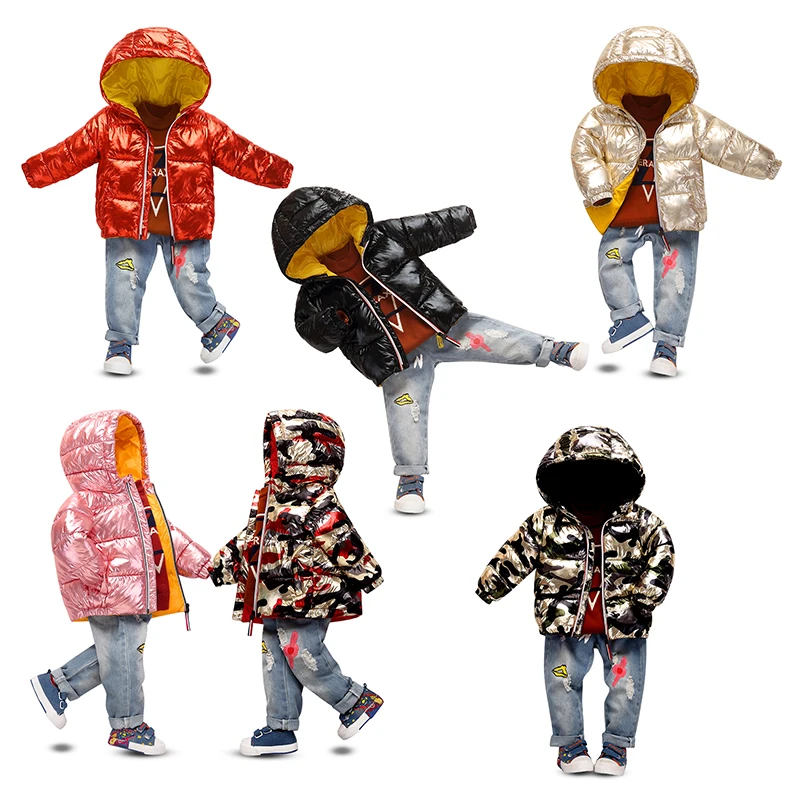 SALE Baby Winter Thick Jumpsuit Snowsuit Baby Down Puffer Coat Max Waterproof Lightweight Puffer Jacket Warm Baby Clothes Outfit