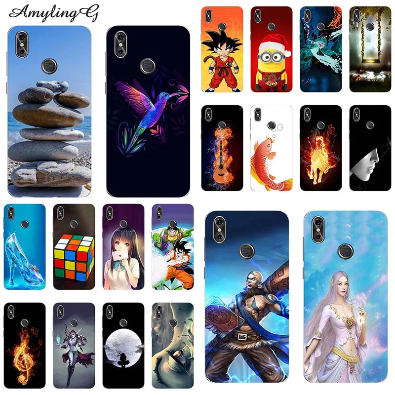 

Design Soft silicone Phone Case For Doogee Y8 For Doogee Y 8 6.1" Soft Silicone TPU Cover Printing Flower style Fundas Cartoon