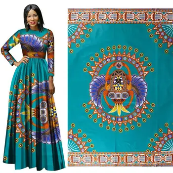 

blue Wholesale of New National Wind Cotton Printed Fabric Plain Geometric Printed Fabric in 2019 yako wax
