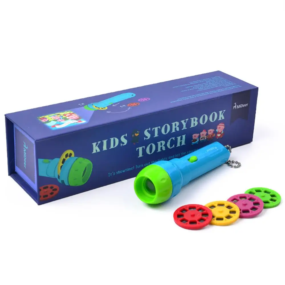 

EASY BIG Baby Sleeping Story Projector Flashlight Star Lamp Child Projection Light-up Toy Children Led for kids TH0053