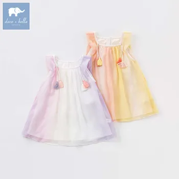 

Dave bella princess baby girls dress children summer mesh clothing toddler party wedding clothes DB7212
