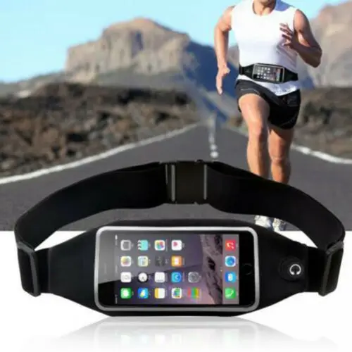 

Waterproof Sport Runner Waist Bum Bag Running Jogging Belt Pouch Zip Fanny Pack