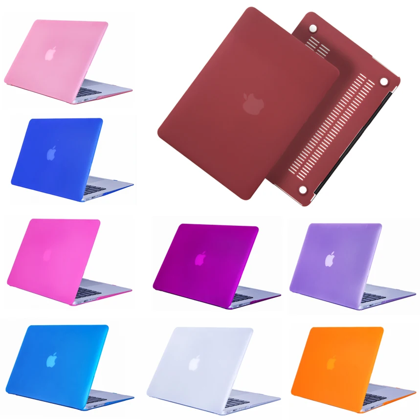 

A1989 A1706 Laptop Case for Macbook Pro 13 2018 Touch Bar Matte Case PVC Case for Mac book Air Pro Retina 11 12 13 15 Matte Case
