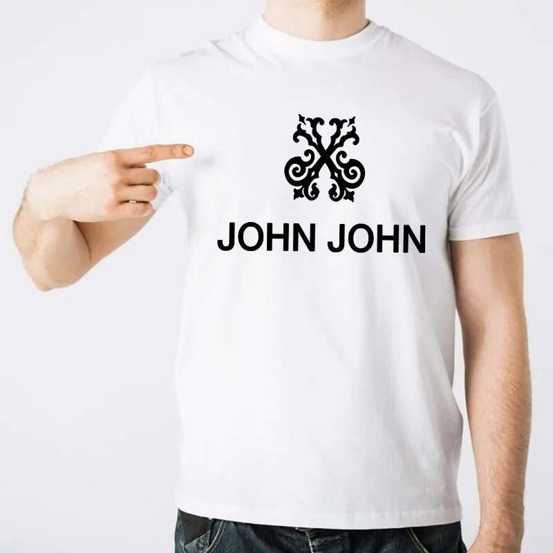 Free Shipping John John T Shirts Men Casual Cotton T shirts Short
