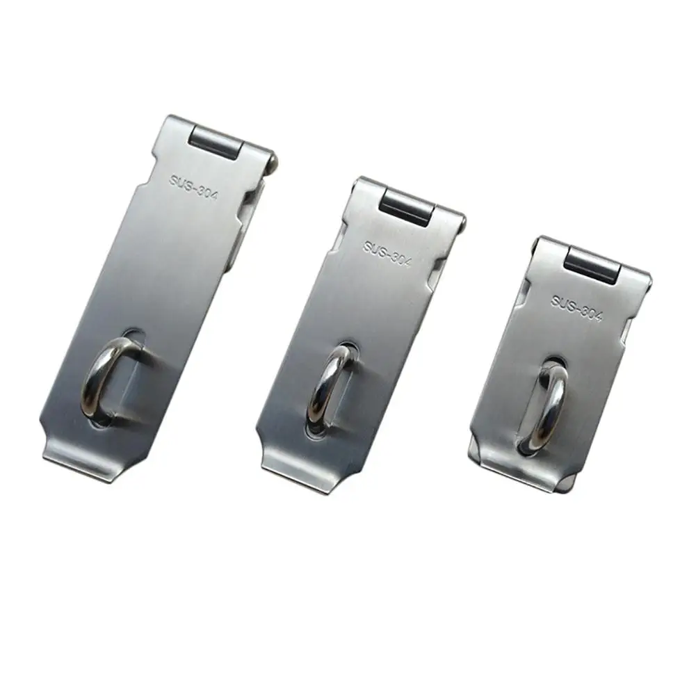 

Stainless Steel Gate Door Security Padlock Latch Lock Hasp Staple with Screws