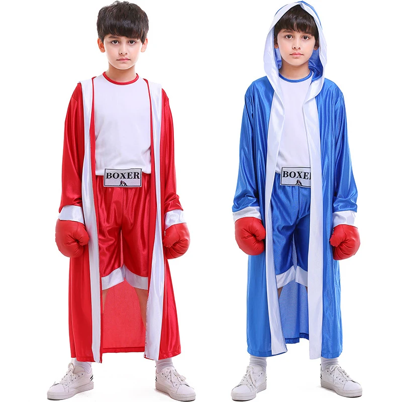 Children Mma Kick Boxing Robes Kids Muay Thai Shorts Grappling Training