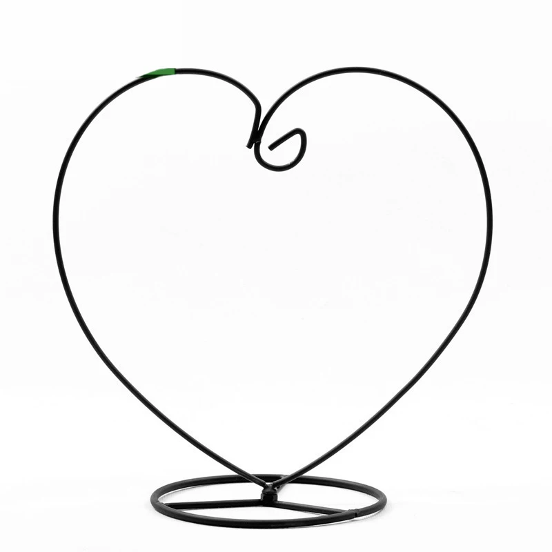 

Heart Style Hanging Glass Flowers Plant Vase Stand Holder Terrarium Container Micro Ecological Landscape Flower Bottle Rack Hook