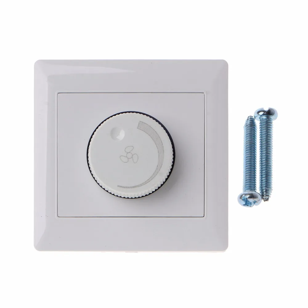 220V 200W Adjustment Ceiling Fan Speed Control Switch Wall Button Dimmer Switchin Switches from