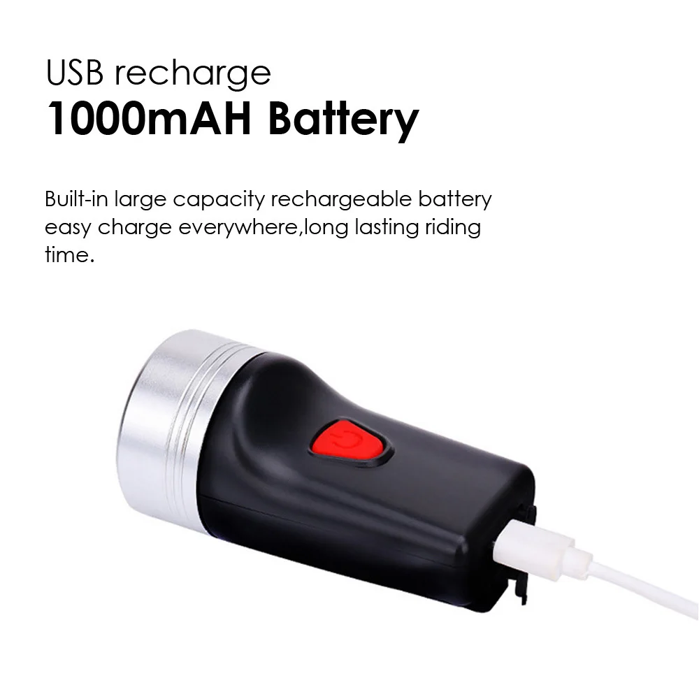 Best USB Rechargeable XPE2 COB Bike Front Light IPX5 Waterproof MICCGIN 1000mAH MTB Bicycle Front Lamp Cycling Headlight Light 2
