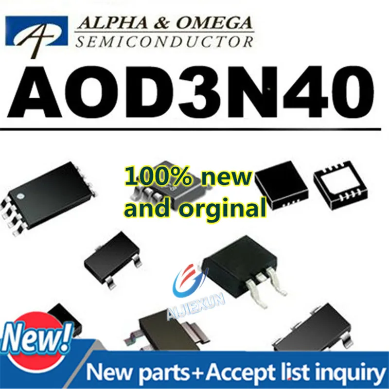 20 шт. aod3n40 d3n40 400 В 2.6a n-канальных МОП-100% новое и оригинальное в наличии |