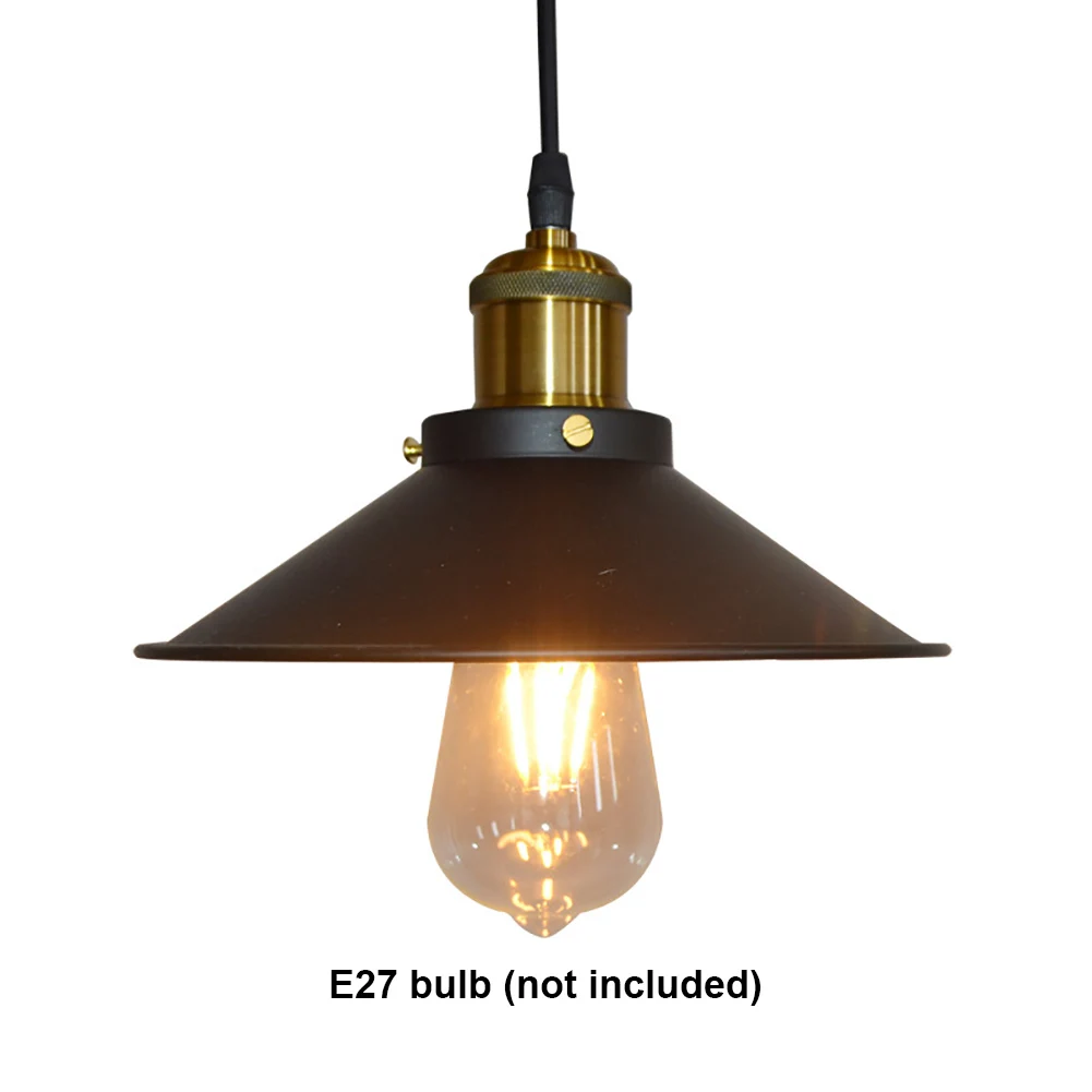 

E27 Home Hanging Hotel Cafe Metal Structure Decorative Industrial Restaurant Vintage Pendant Lampshade For Ceiling Light