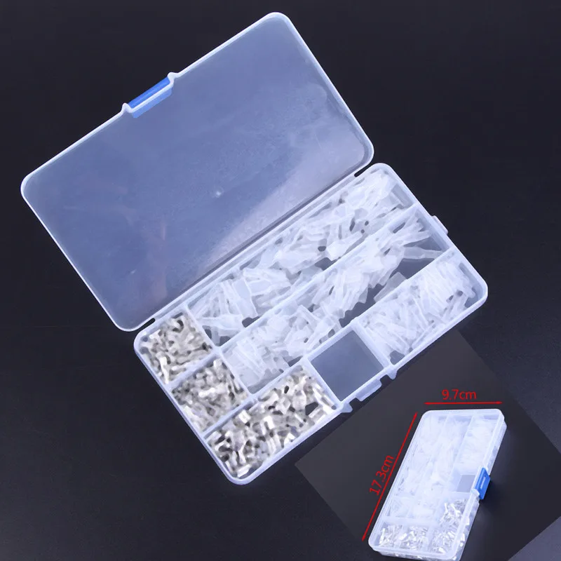 

150pcs/set 6.3MM 2.8MM 4.8MM Male Female Car Spade Connector Splice Crimp Wire Terminals