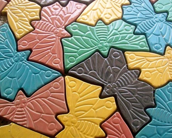 

Plastic molds for concrete paving slabs concrete "Butterfly" for paving Plaster Stone Tiles Paving Slabs