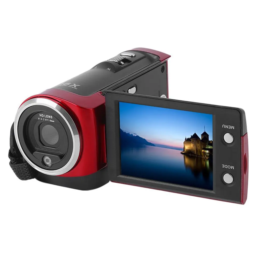 

KG00l4 720P 16MP Digital Video Camcorder Camera DV DVR 2.7inch TFT LCD 16x ZOOM Portable Digital Video Recorder C6