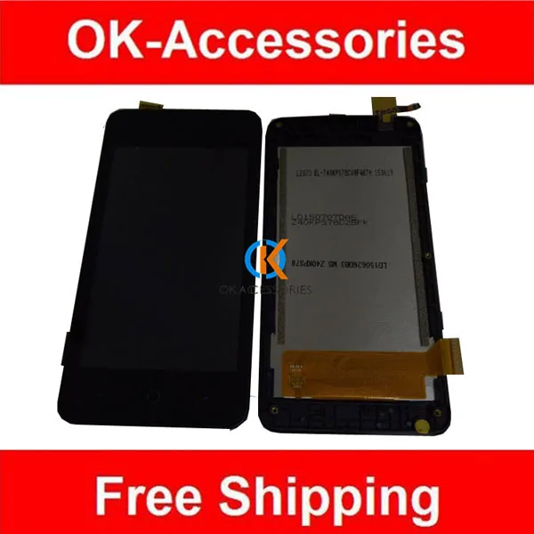 imágenes para 1 pc/lot para zte blade leo q1 hoja af3 lcd pantalla + touch screen reemplazo con marco negro color imágenes para 1 pc/lot para zte blade leo q1 hoja af3 lcd pantalla + touch screen reemplazo con marco negro color