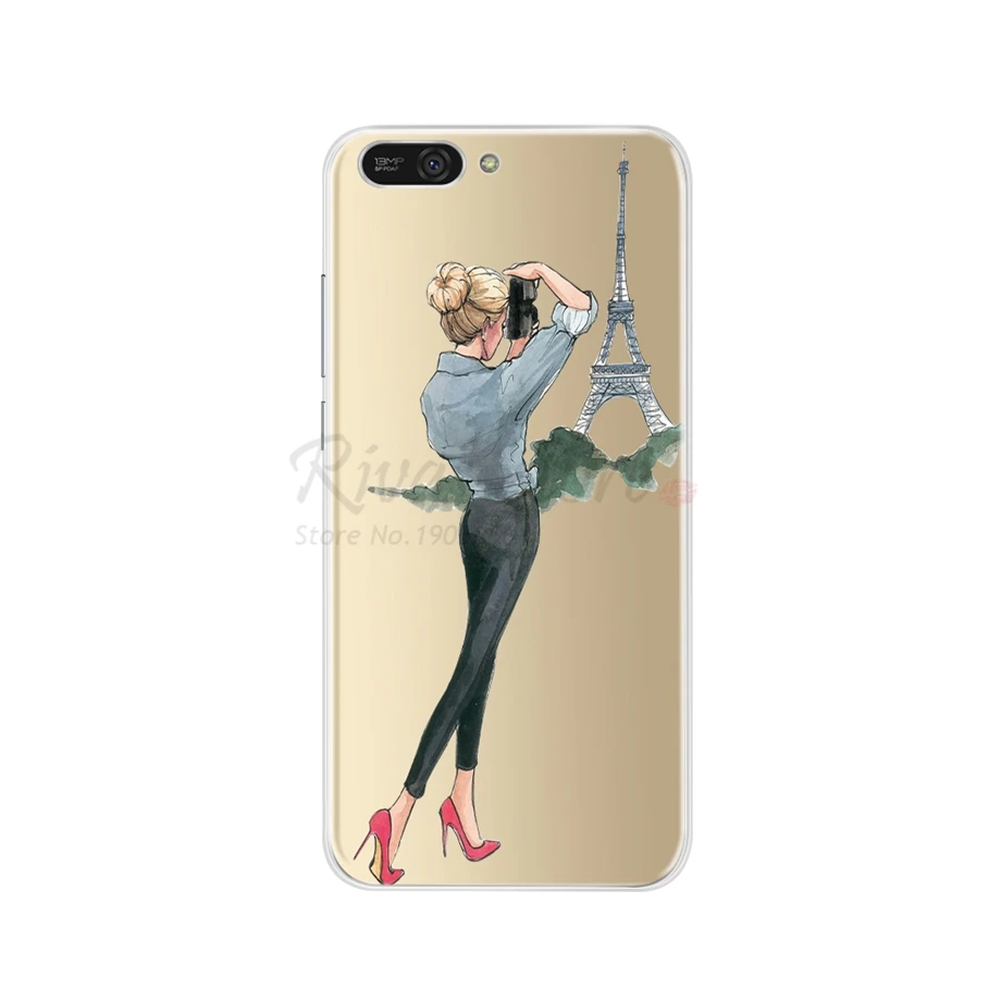 Мягкий силиконовый чехол для huawei Y5 Y5 Lite TPU милый чехол для huawei Y5 Y 5 Prime Fundas Coque Phone Capas Bumper - Цвет: Светло-зеленый