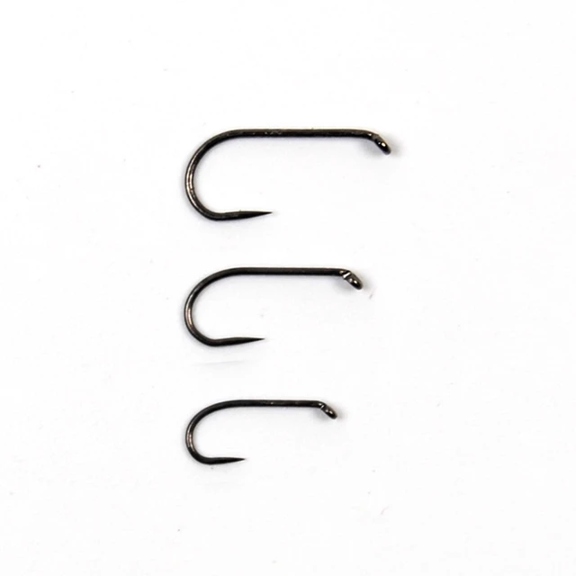 Bimoo 25PCS/Lot Standard Barbless Dry Fly Tying Hook Fly Fishing