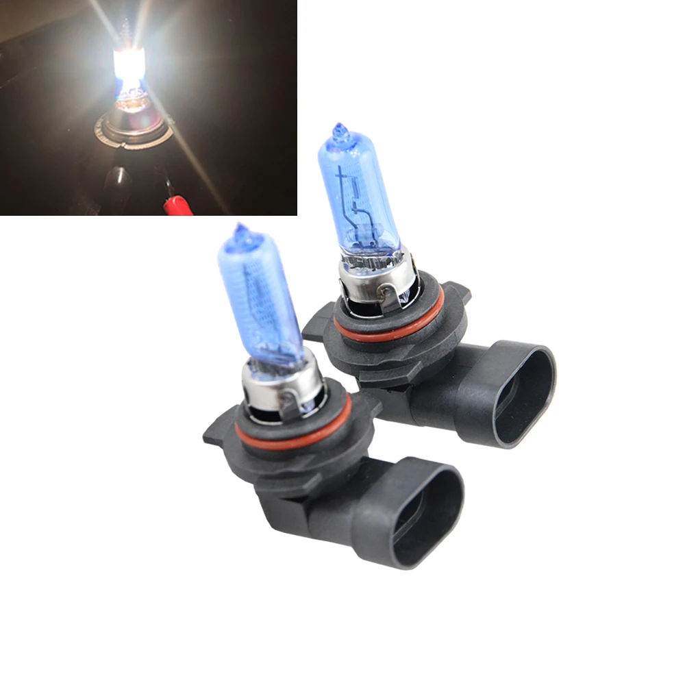 1 Pair 9012 LL HIR2 HIR PX22d 9012 12V 55W 6500K Xenon White Halogen Car font