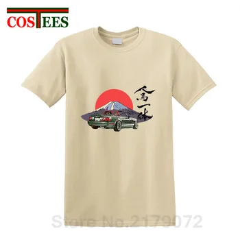 

2019 Japan style Roadster Miata Mx5 T-shirt hombre Jinba Ittai Mount Fuji edition T shirt homme graphic printed Tshirt camisetas