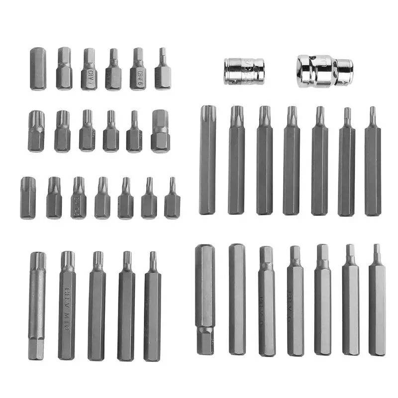 

40pcs Torx Inner Hexagonal Star Batch Wrenches Set Spanner Kit Hand Tools E5M1